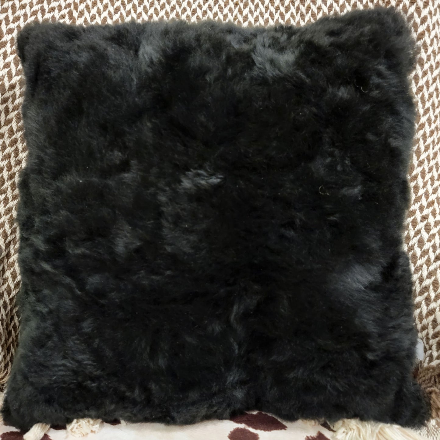 100%  baby alpaca fluffy pillow/covers