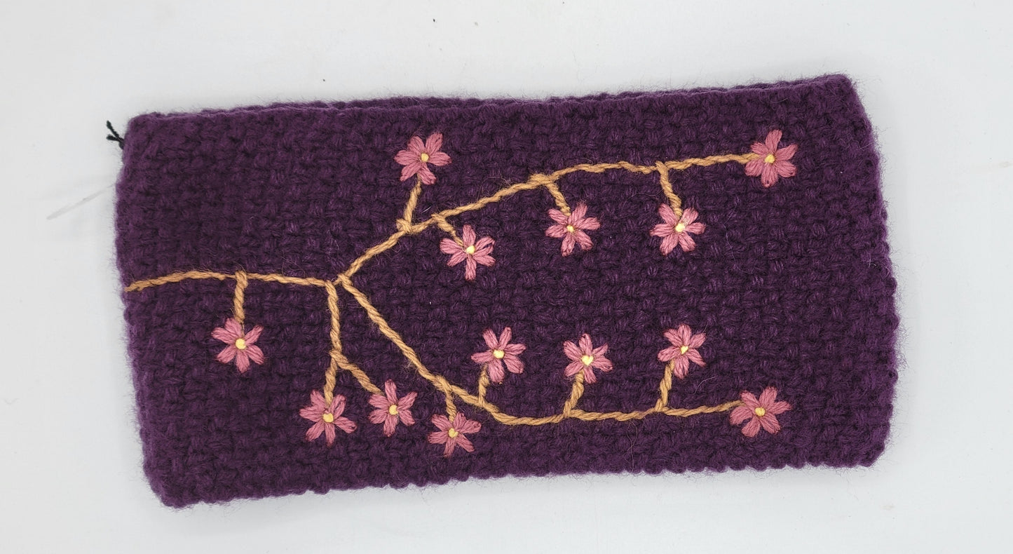 Embroidered Ear Warmer