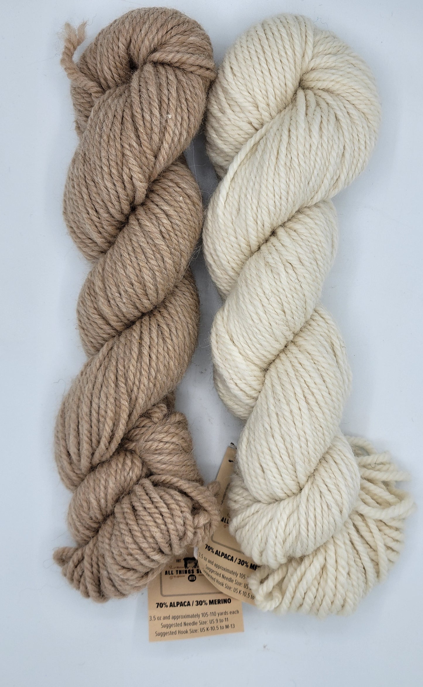 Bulky Knitter's Yarn-Natural