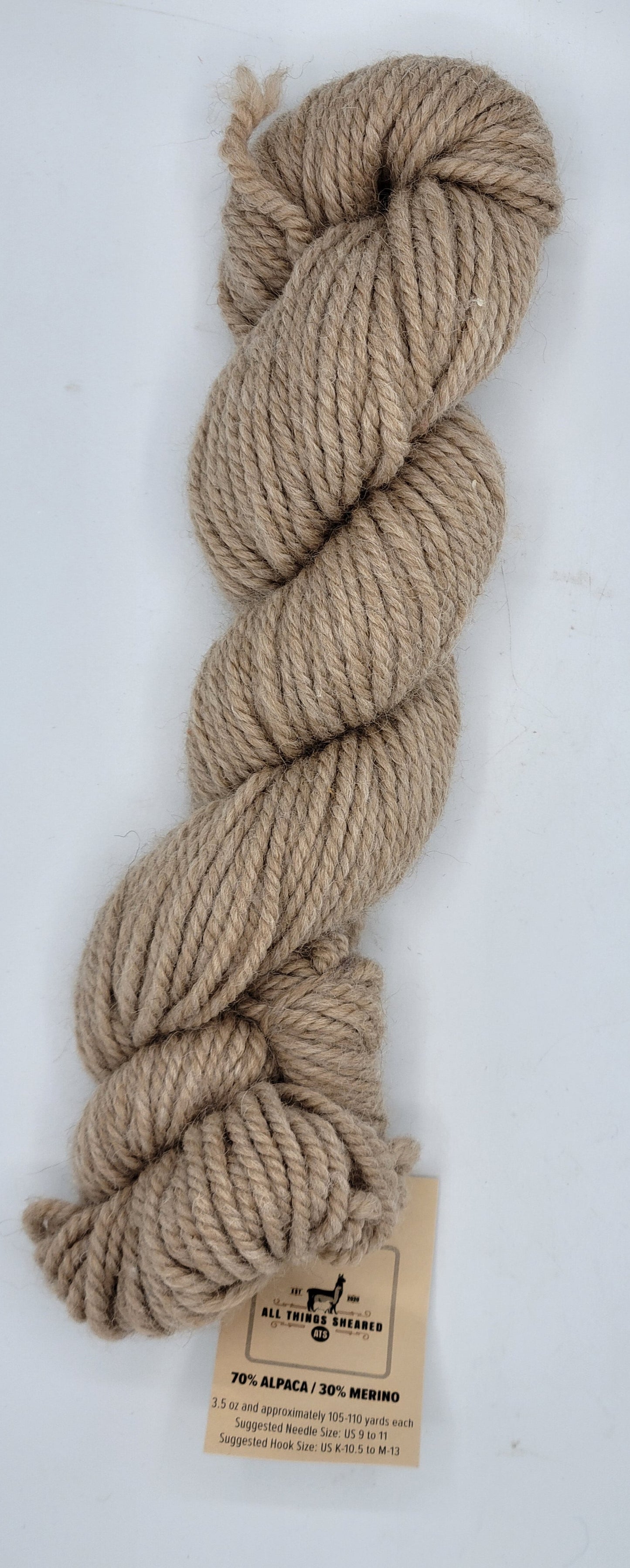 Bulky Knitter's Yarn-Natural