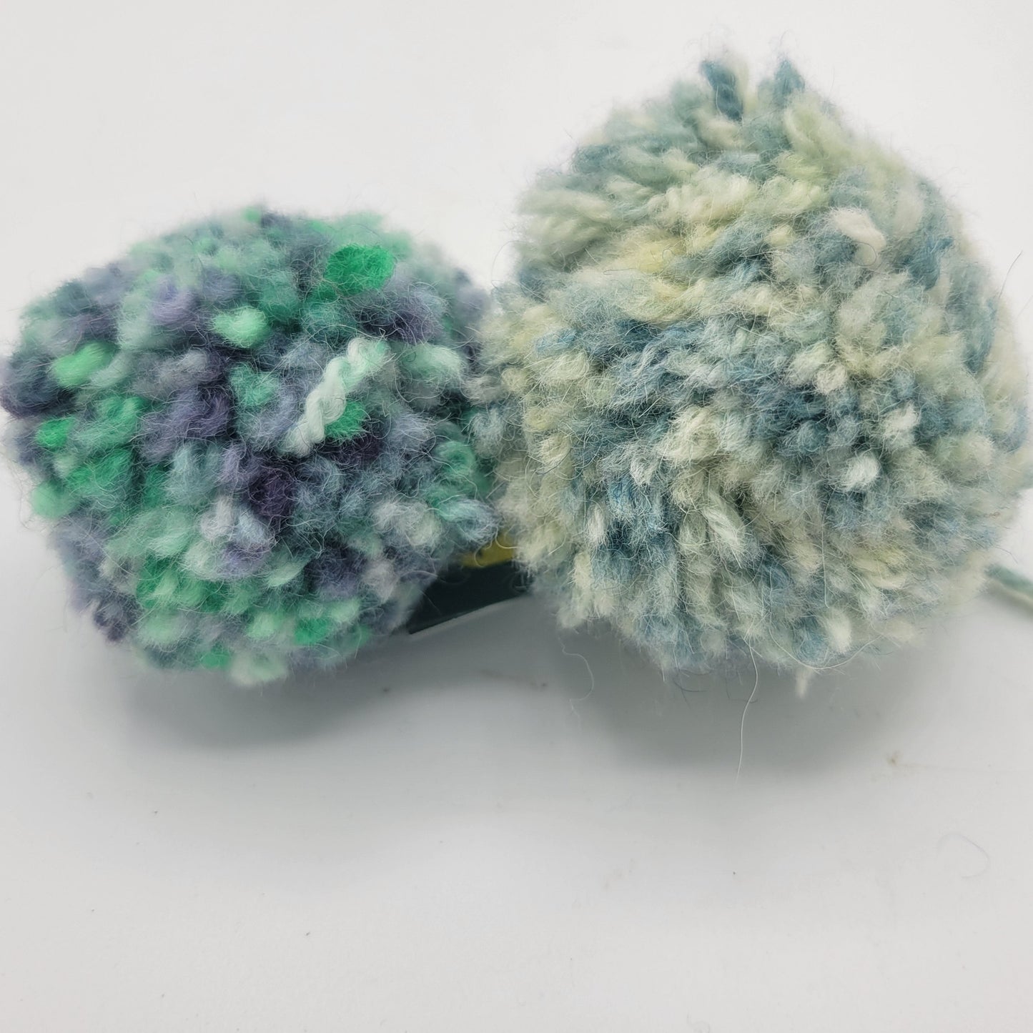 Handmade yarn pom poms