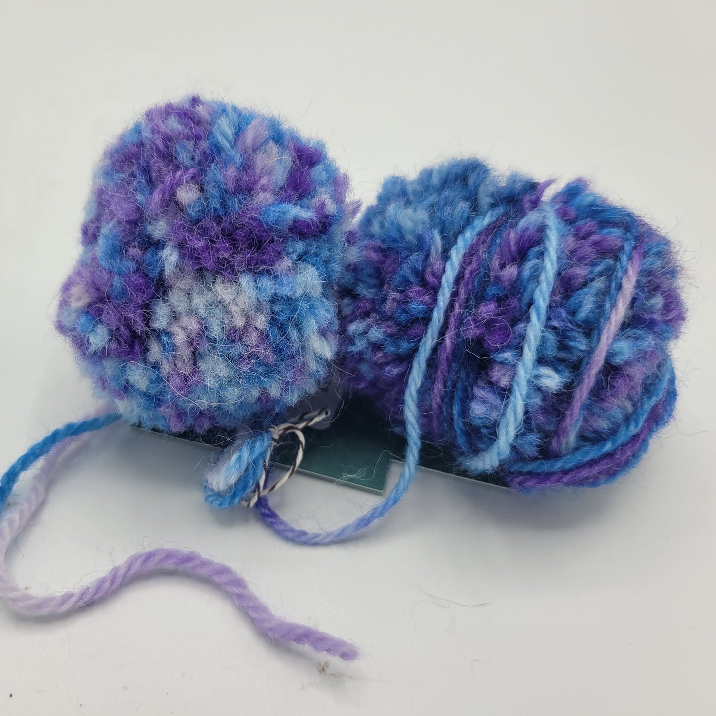 Handmade yarn pom poms