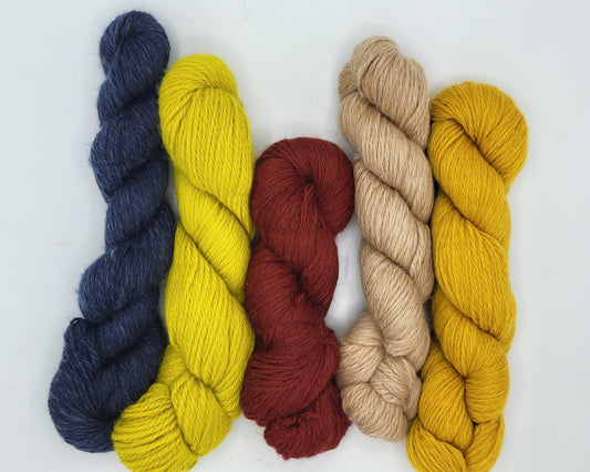 Sportweight Dyed 100% Alpaca