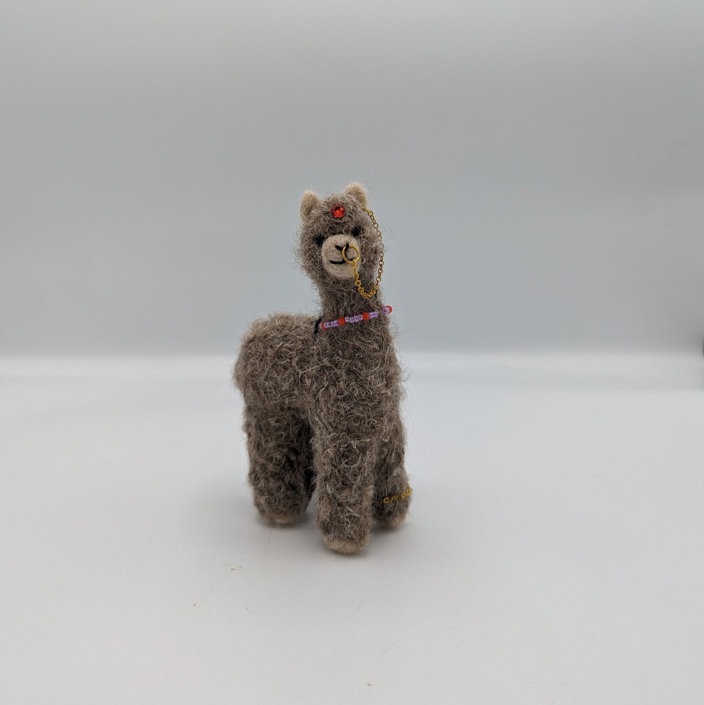 5.5" Alpaca Fiber Sculpture