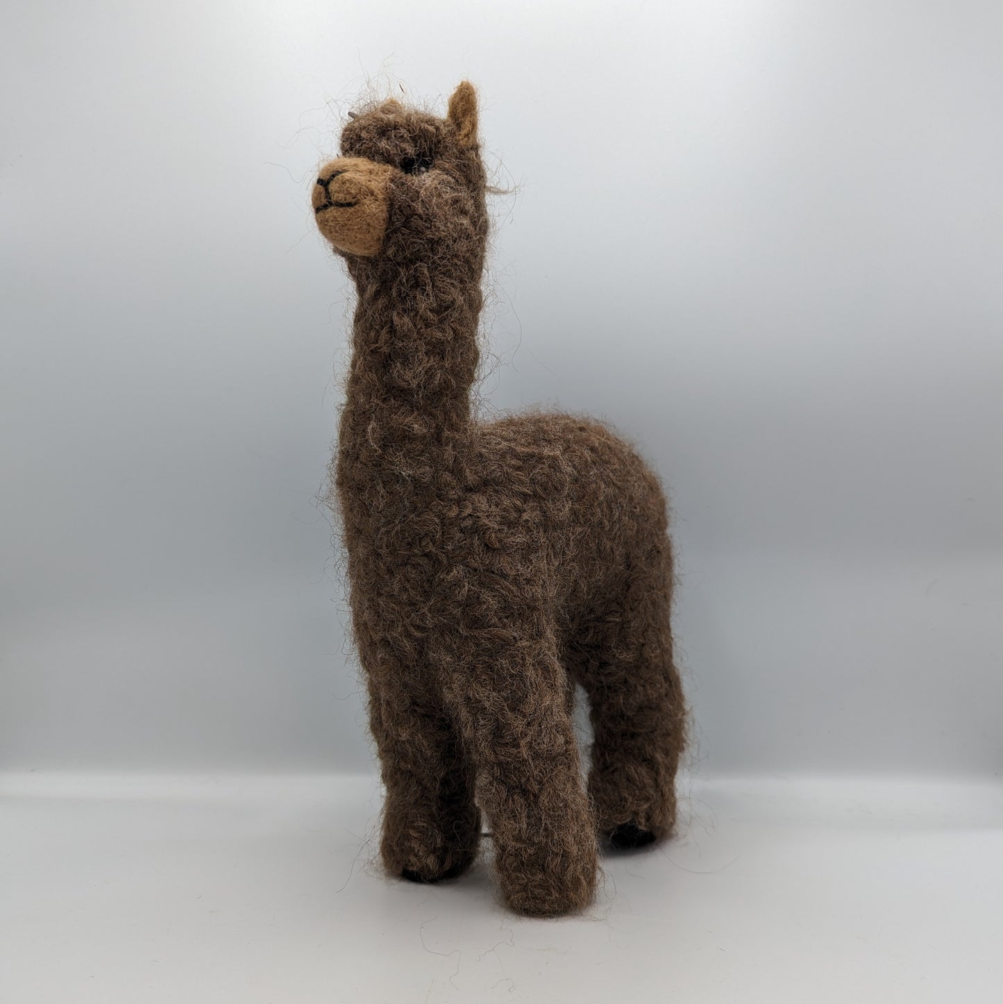 6.5" Alpaca Fiber Sculpture