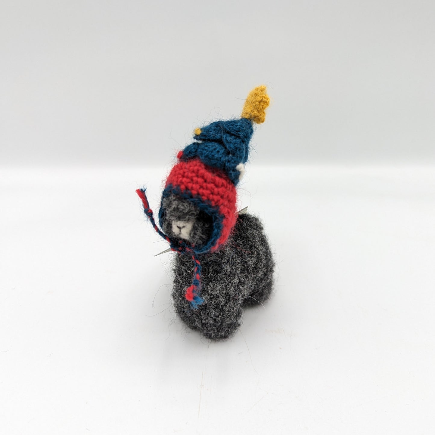 Felted Alpaca with Hat