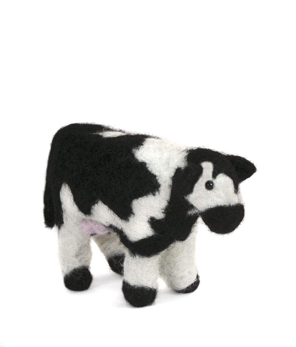 Farm Animals: Felted Sculptures cow