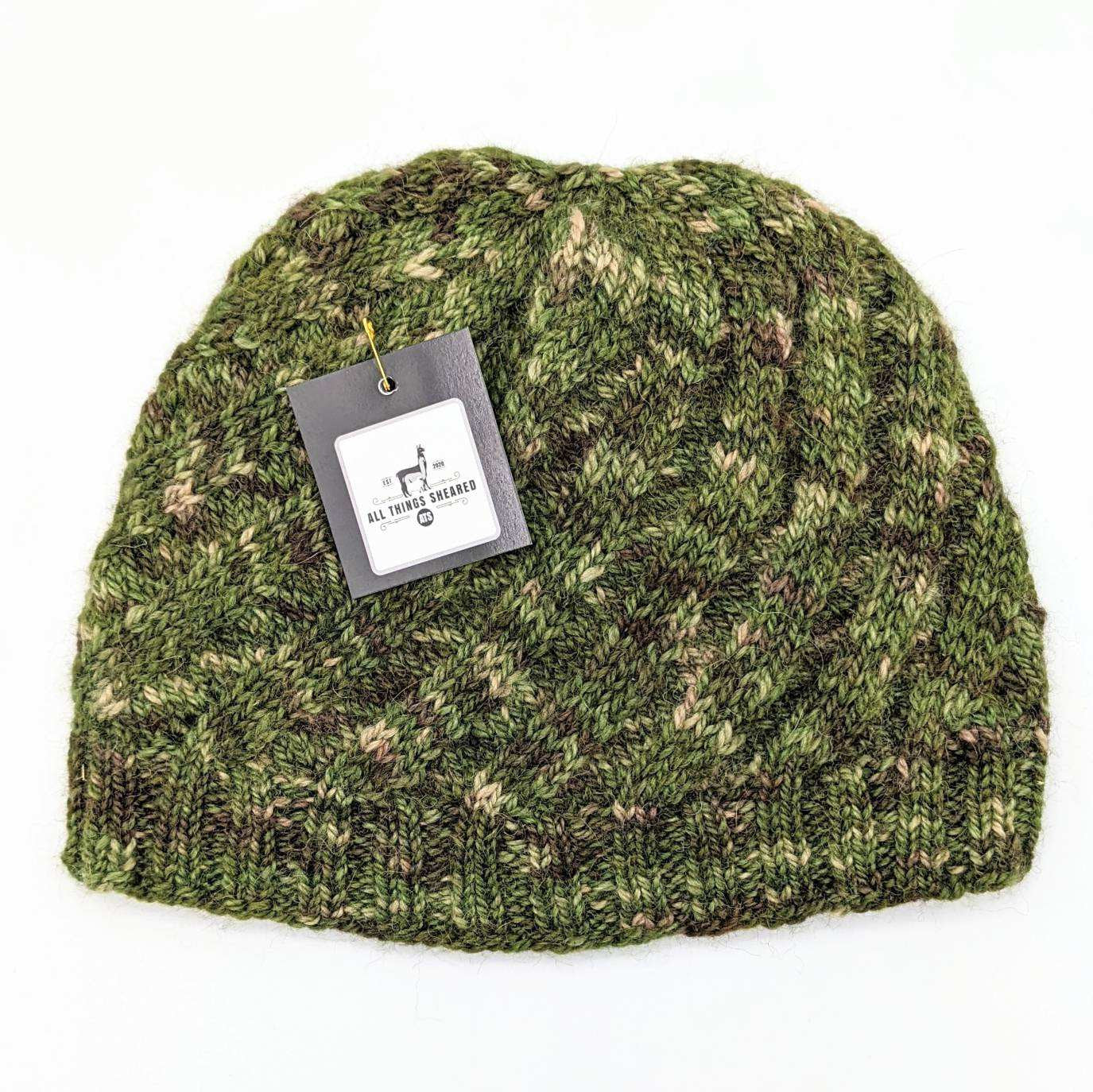 Handmade Knit Hats Green