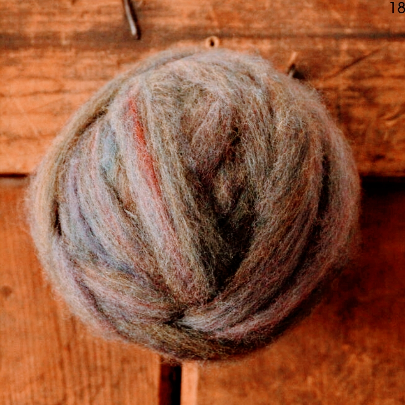 Roving - 4oz. Wool multi