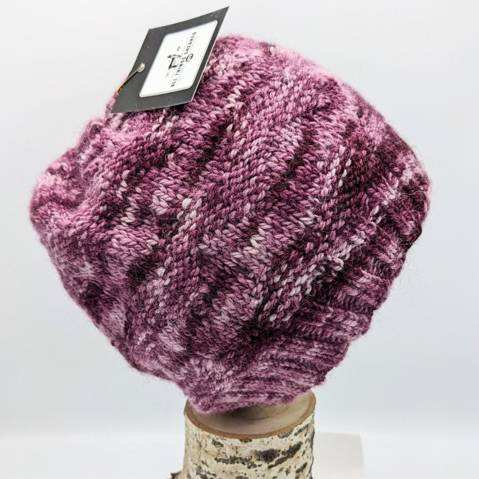 Handmade Knit Hats Pink