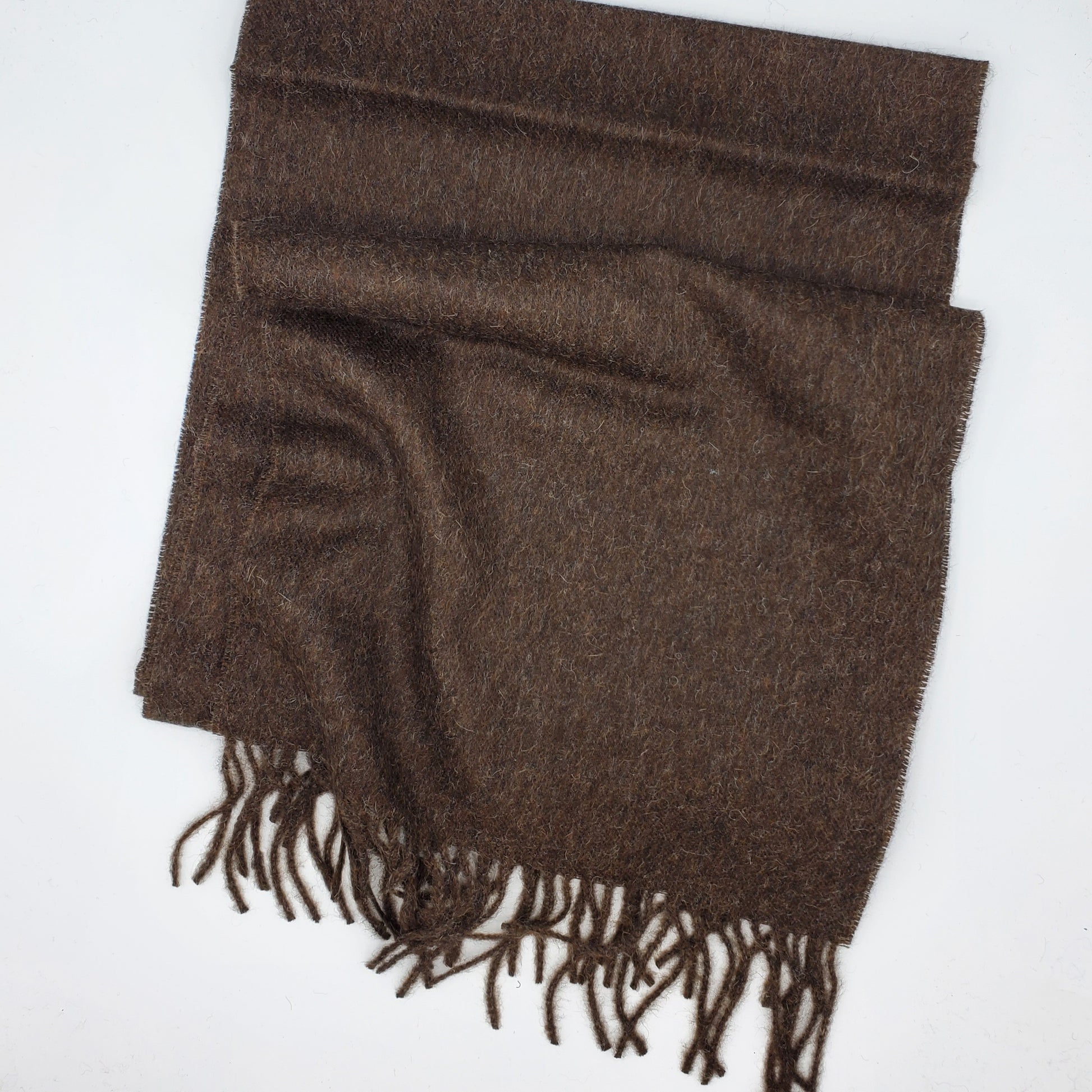 Brushed Solid Scarf brown