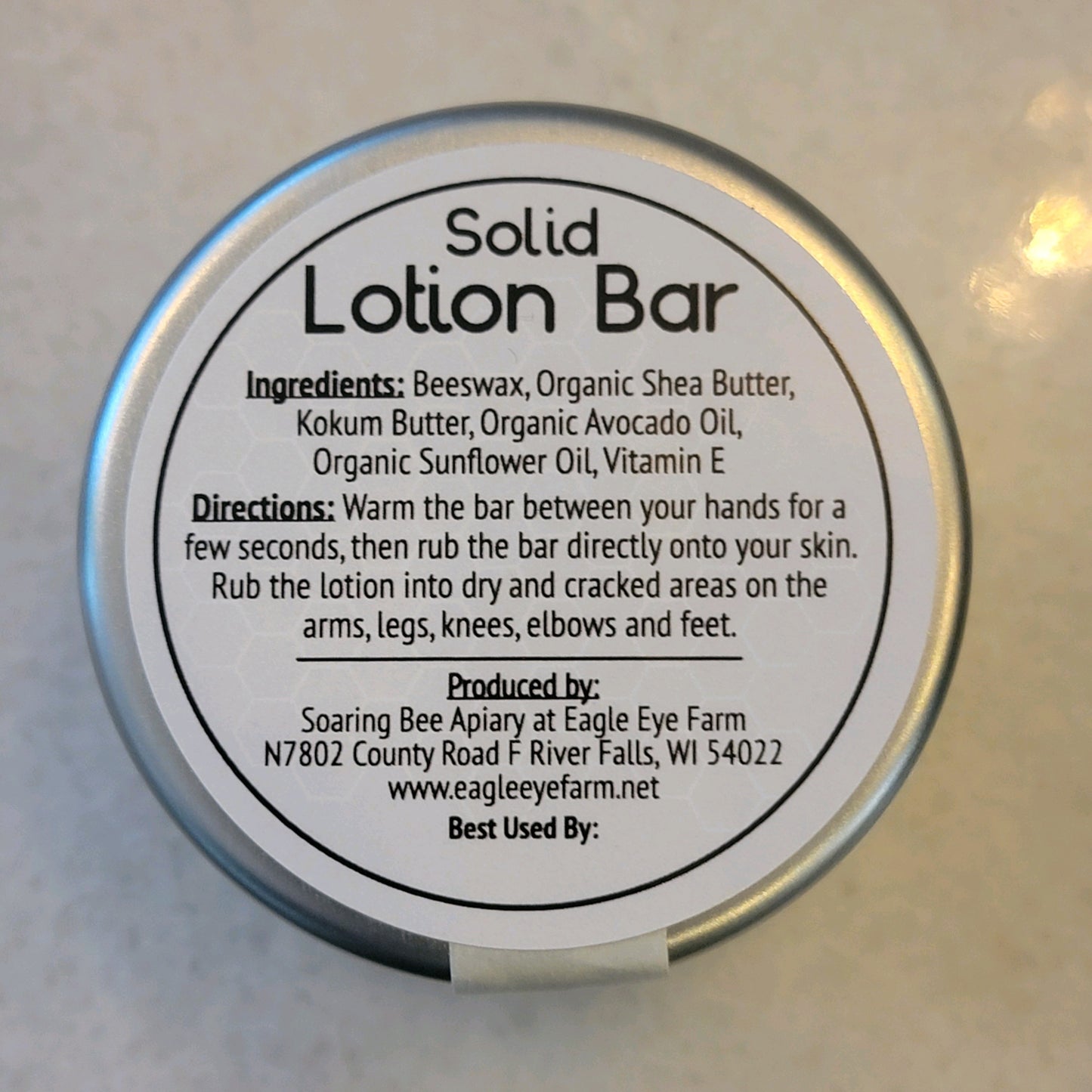 Solid Lotion Bar