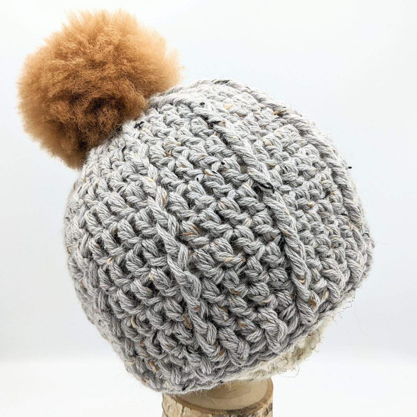 Handmade Adult Single Pom Hat