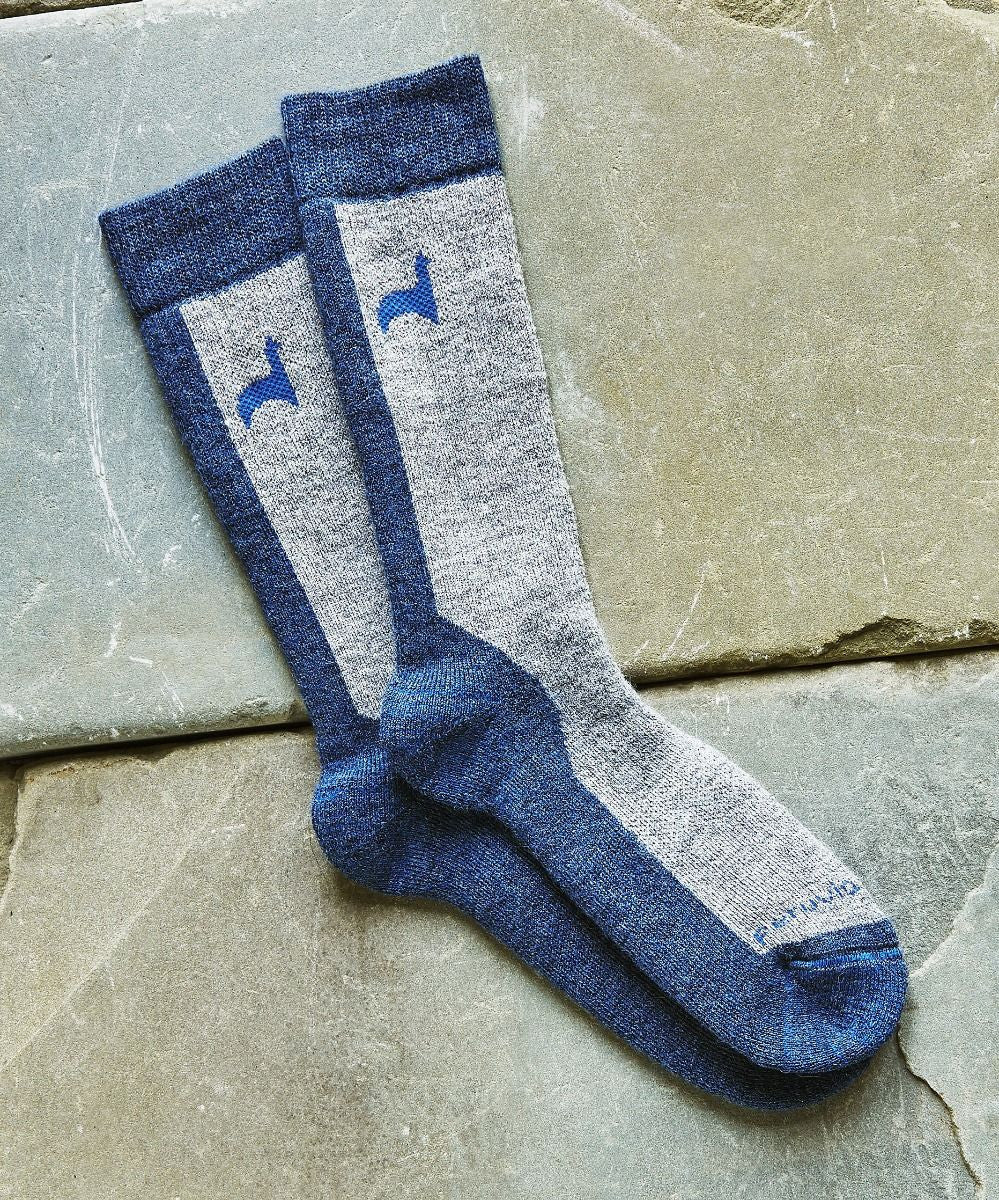 Hiker Alpaca Socks blue