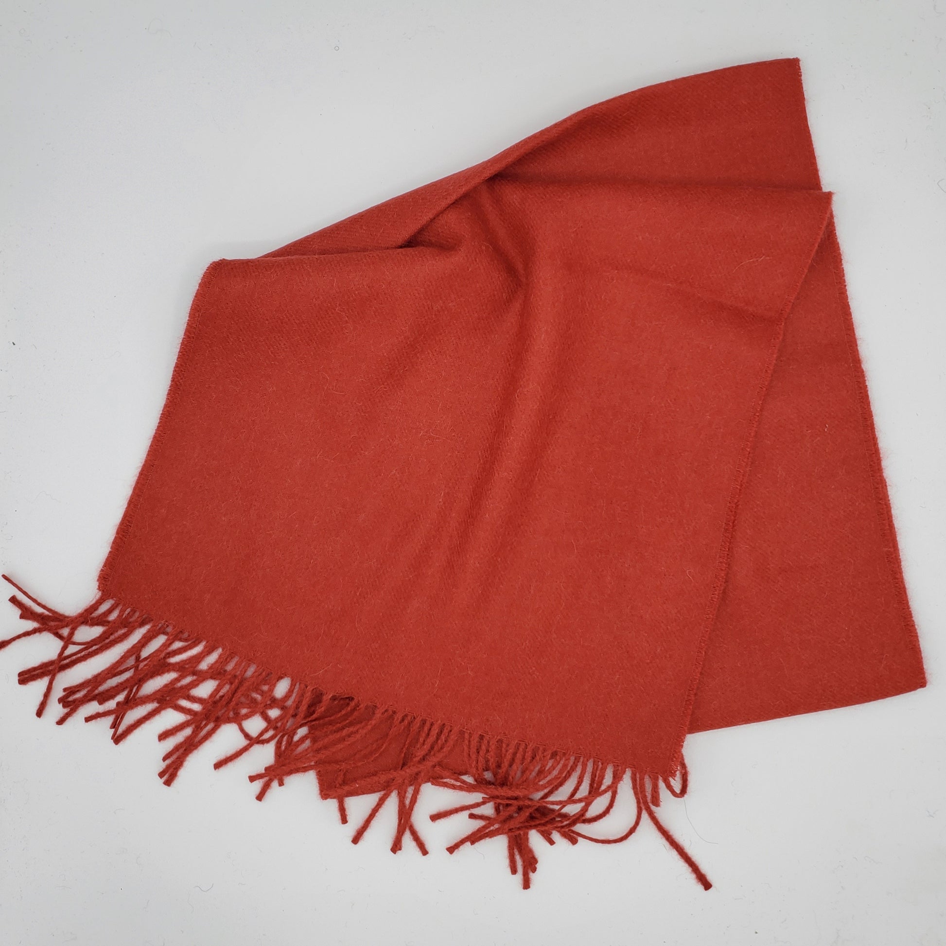 Brushed Solid Scarf red