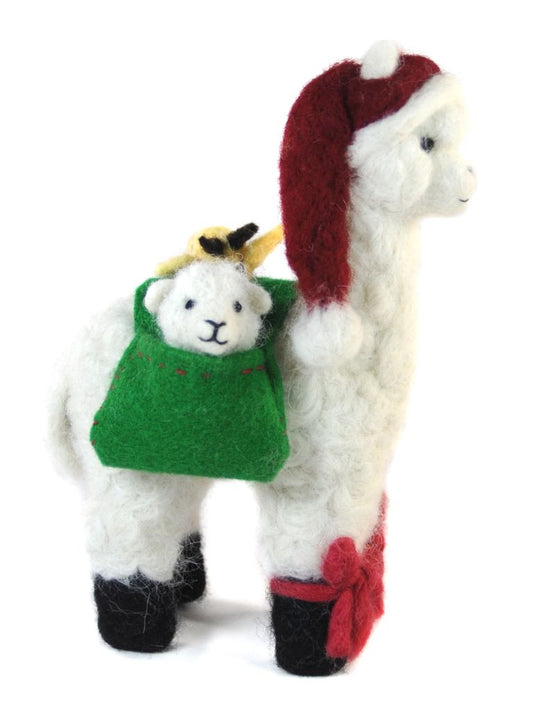 Noel Santa Alpaca