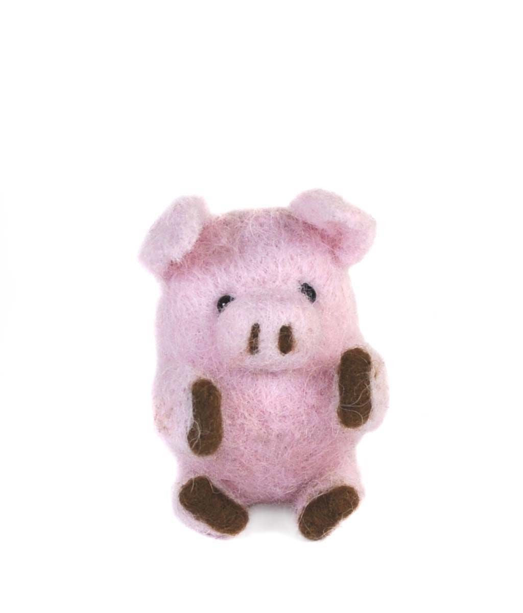 Farm Animals: Felted Sculptures pig