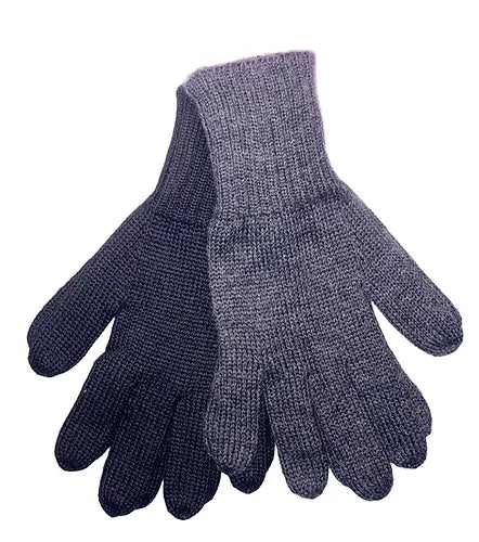 Reversible Double Knit Alpaca Gloves